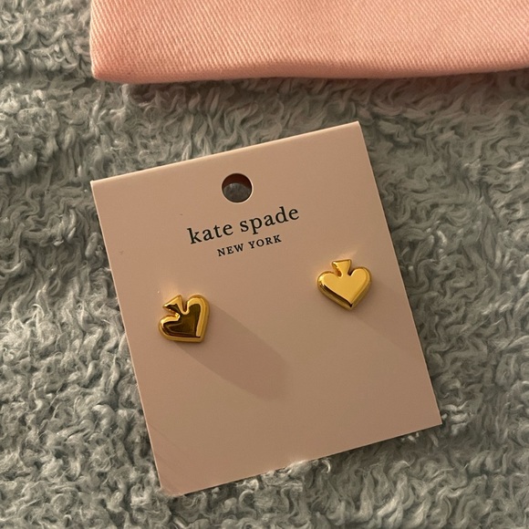KATE SPADE Everyday Spade Metal Studs - Picture 6 of 6
